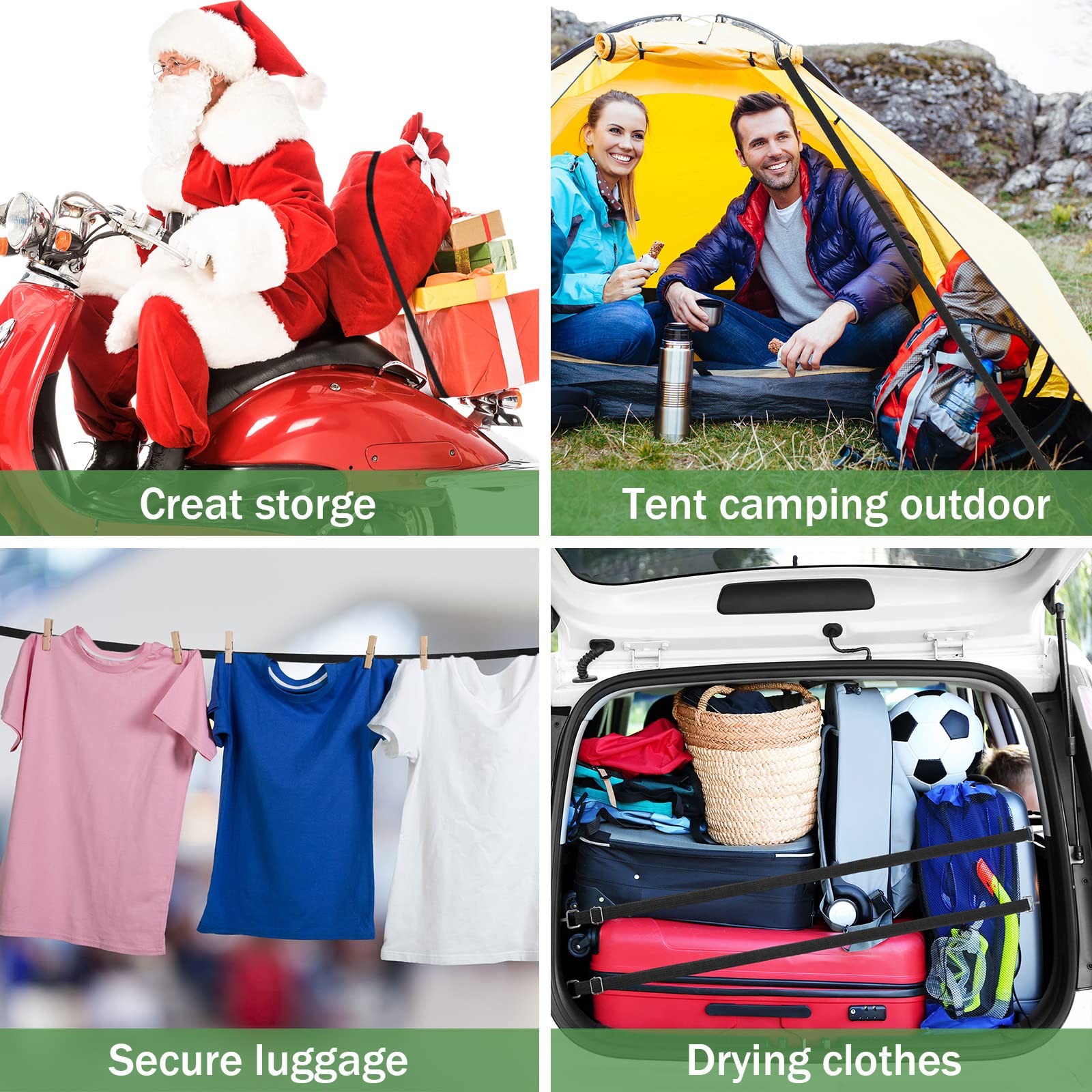 Saintrygo camping and tarp cords keep tents stable outdoors