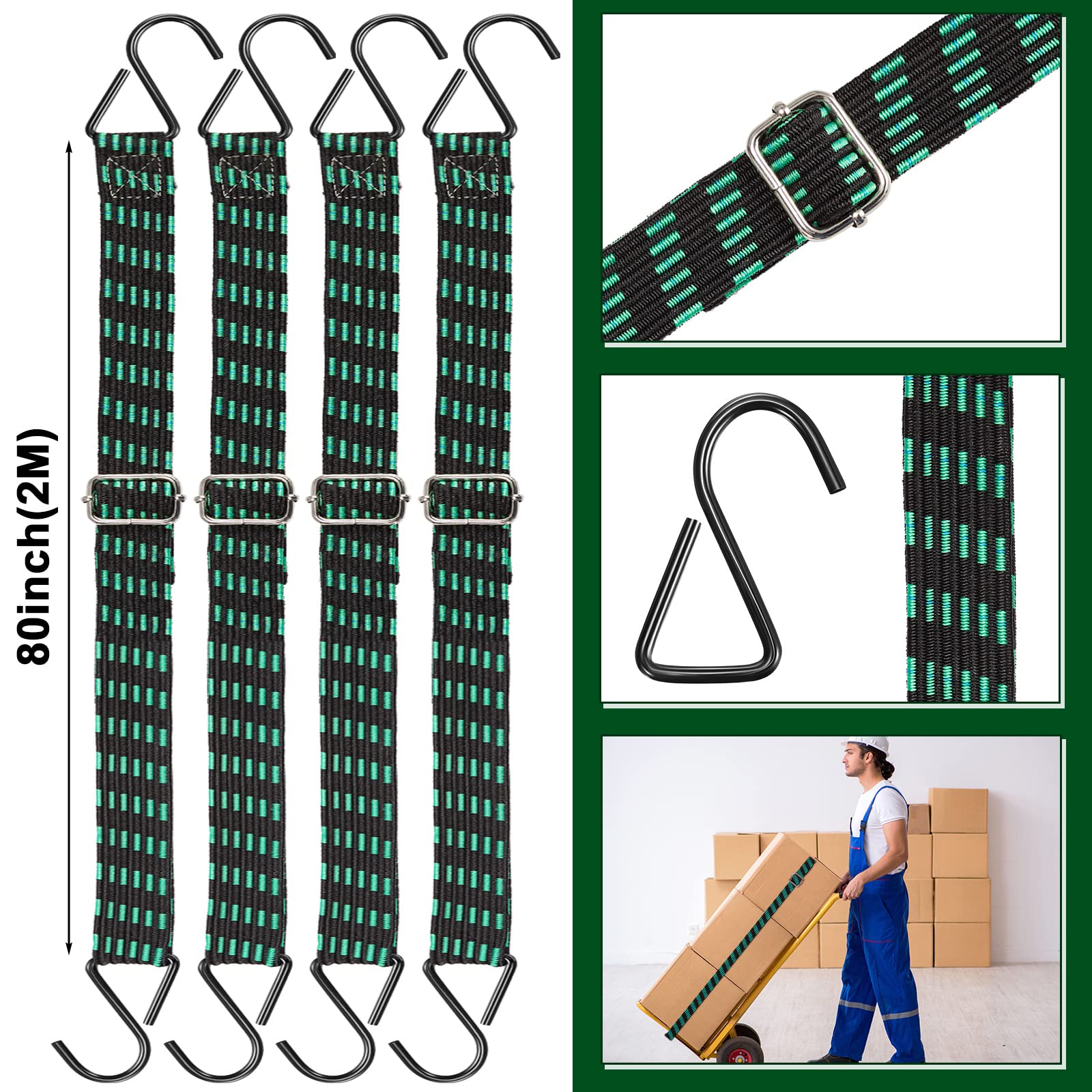 Saintrygo heavy-duty rubber construction ensures resilience and elasticity.