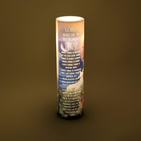 THE SAINTS COLLECTION St Francis candle gift-ready packaging