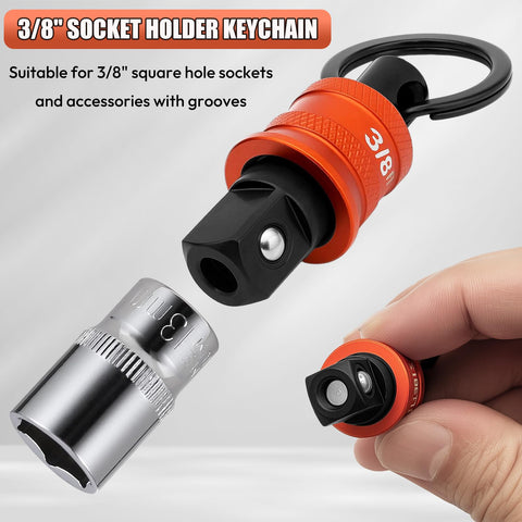 Saipe ball lock buckle securely carries sockets up to 3.3 lbs.