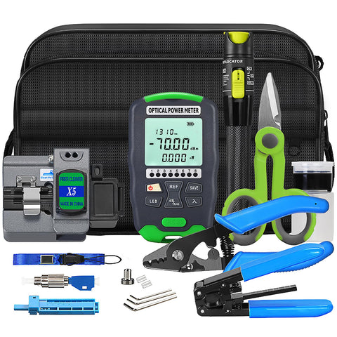 SAIVXIAN X5 grey fiber cleaver for precise on-site fiber cuts and clean terminations.