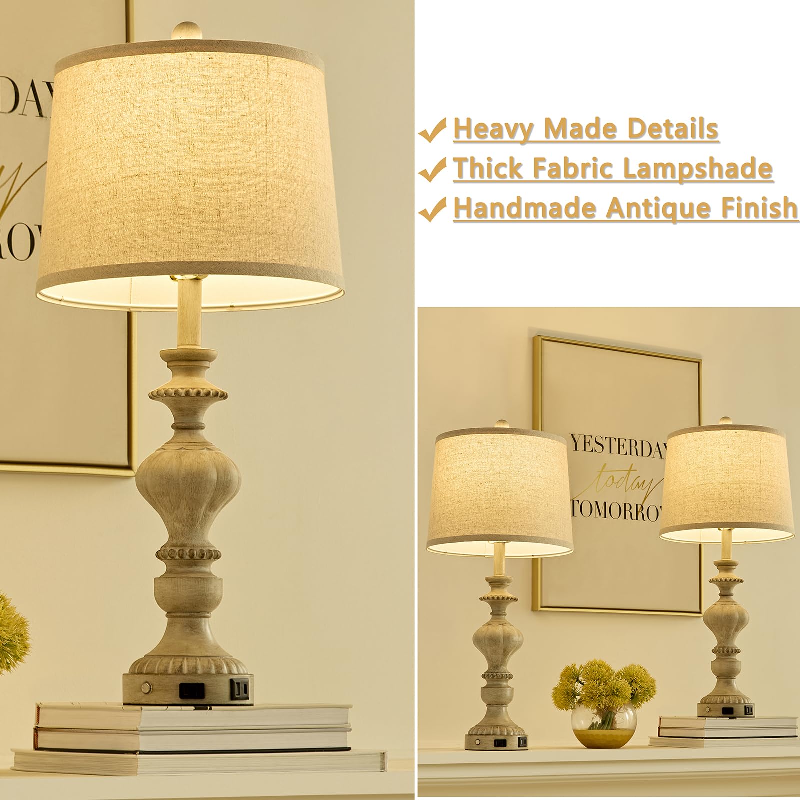 SAIWEYA 3-way dimmable touch control offers adjustable brightness