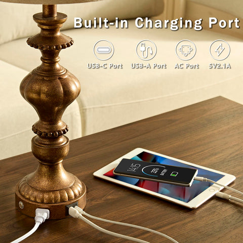 SAIWEYA 3-way dimmable touch lamps for flexible brightness