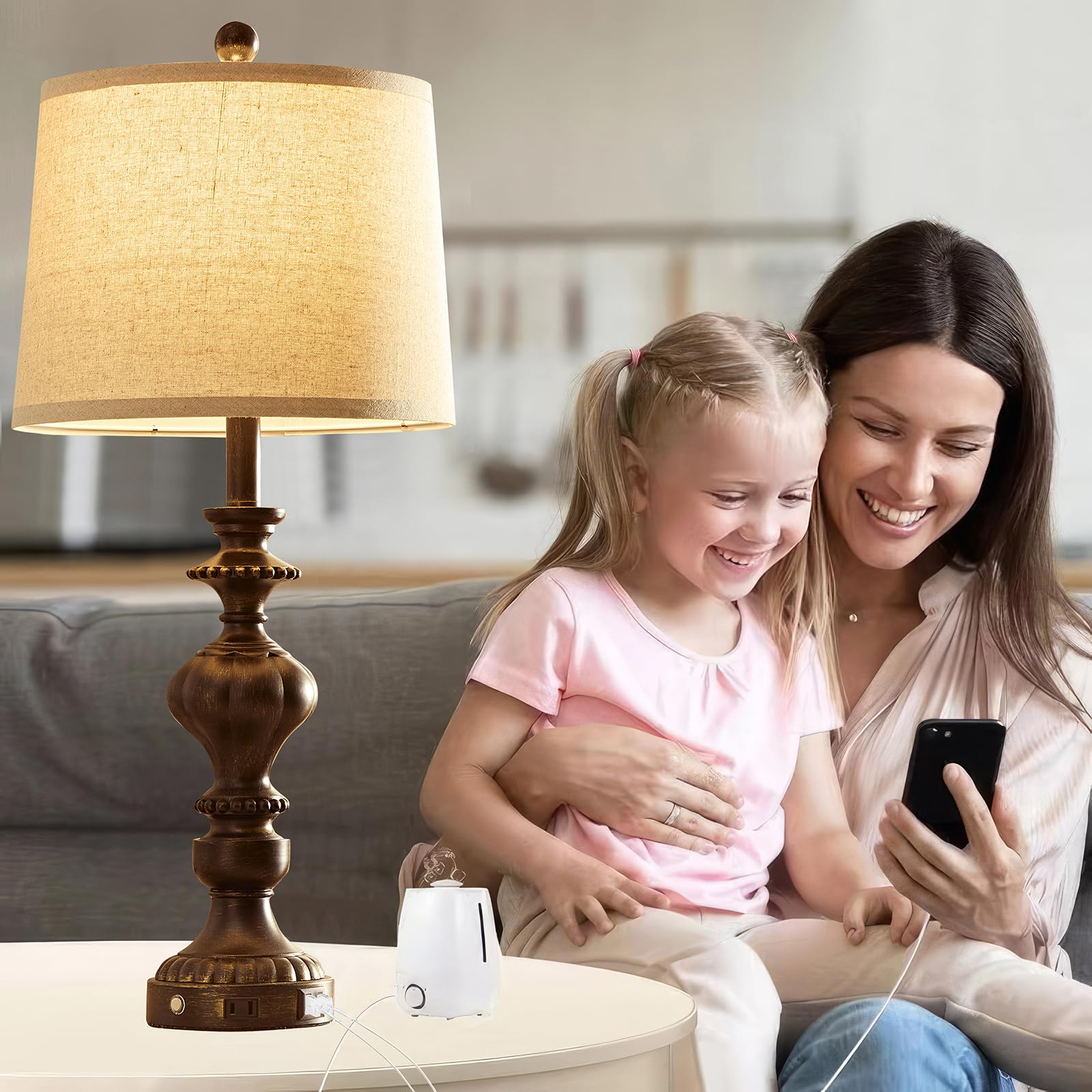 SAIWEYA duo lamps make a stylish gift for home decor