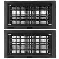 Saiyugty 8x16 foundation vent open state promotes crawl space airflow.