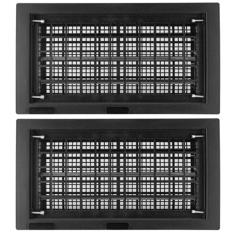 Saiyugty 8x16 foundation vent open state promotes crawl space airflow.