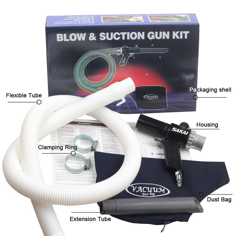 SAKAI durable dust bag keeps debris contained and organized