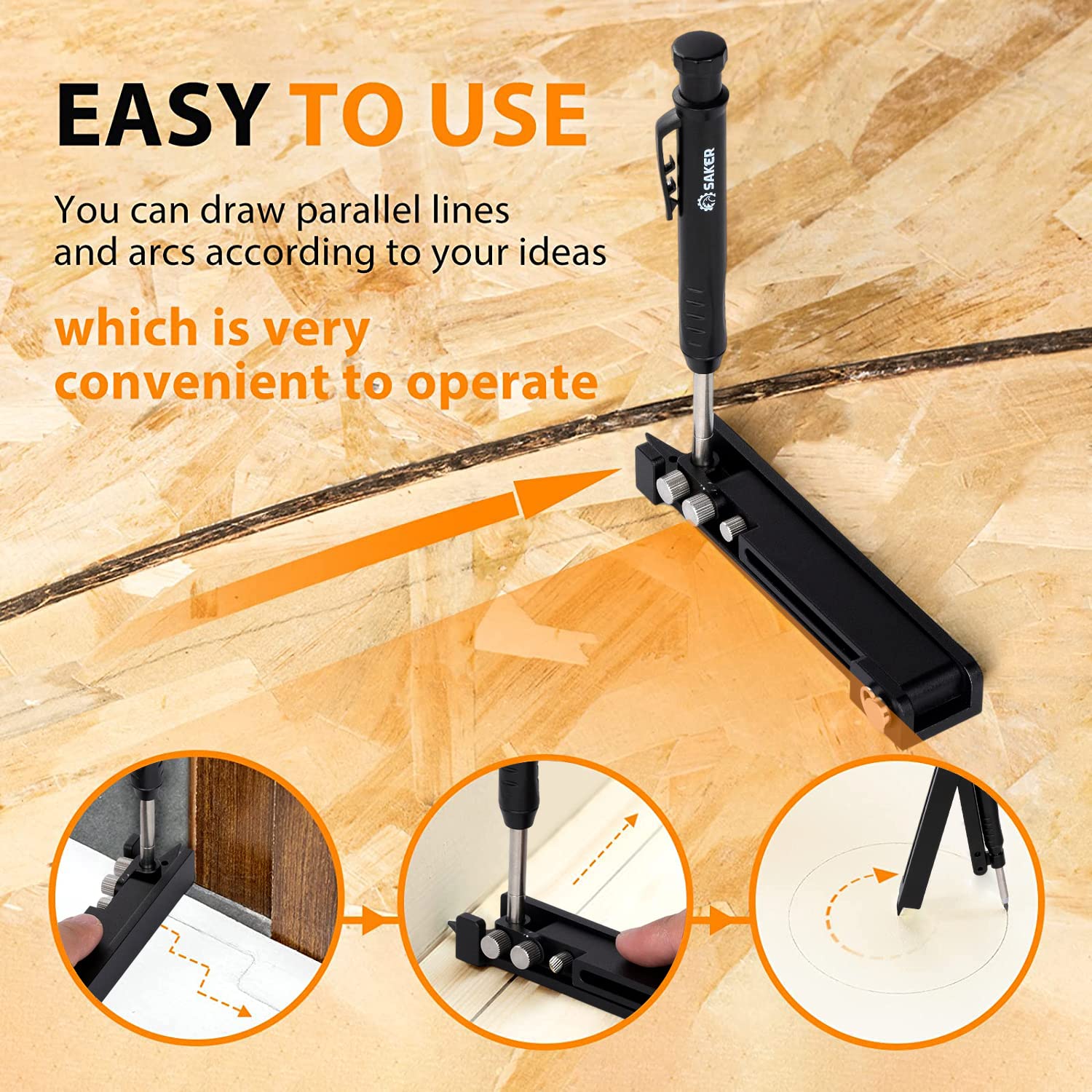 Saker compact design fits easily in a pocket