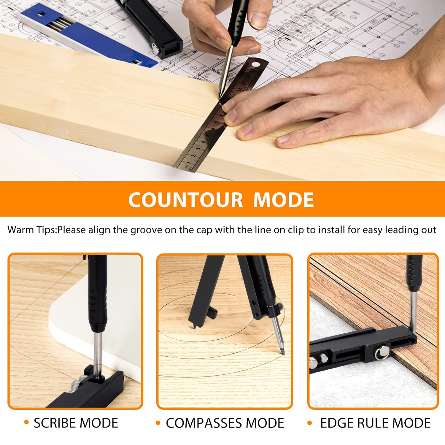 Saker pocket clip keeps the tool ready at hand