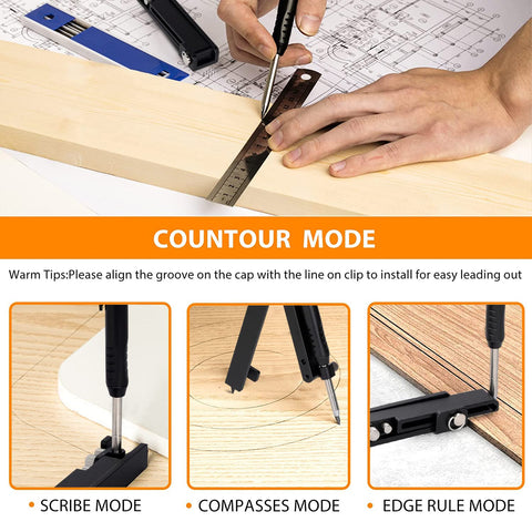Saker pocket clip keeps the tool ready at hand