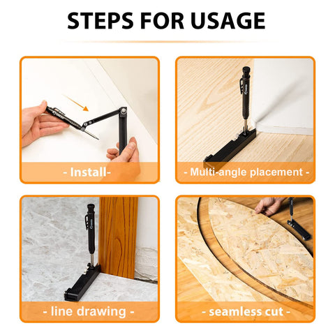 Saker portable pocket-size tool for on-site scribing