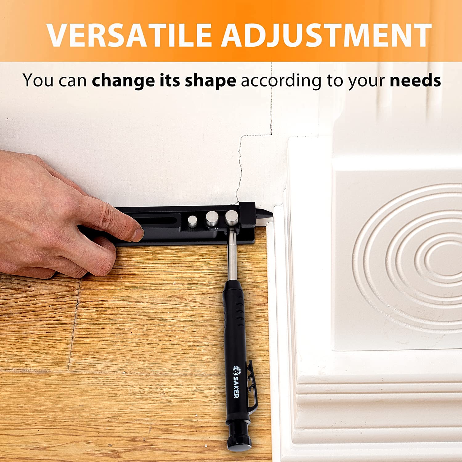 Saker wide application covers tiling, paneling, and more