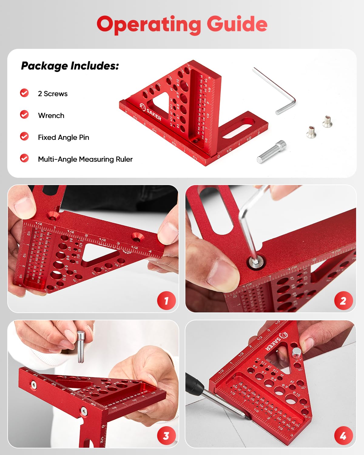 Saker 3D Square tool carry-case ready for organized workspace