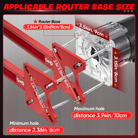 Saker 4-in-1 router bracket detachable design allows quick setup.