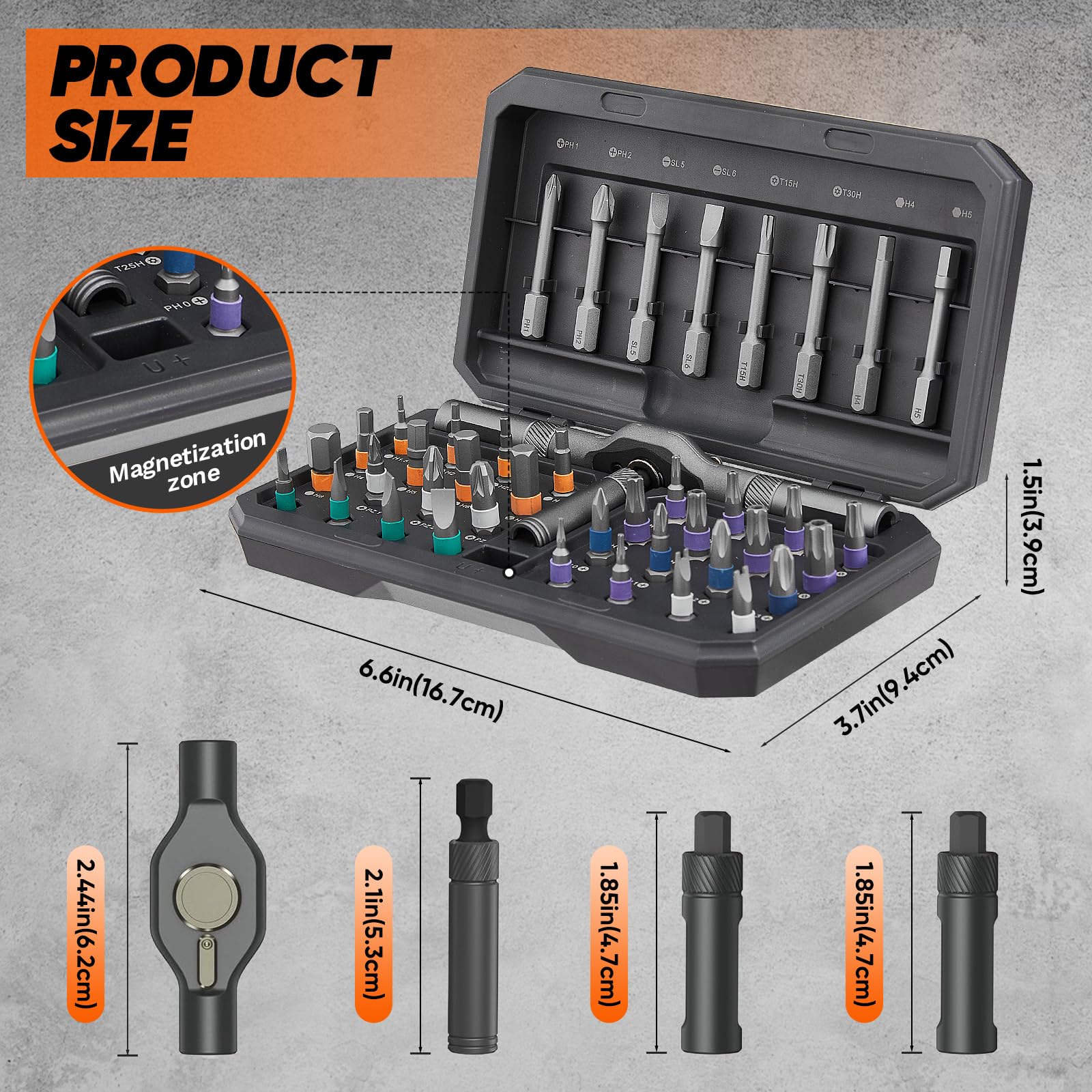 Saker 42-in-1 gift-ready packaging, perfect for DIY enthusiasts.