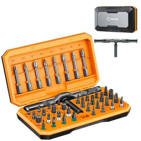 Saker 42 in 1 with T-handle for comfortable, precise repairs.