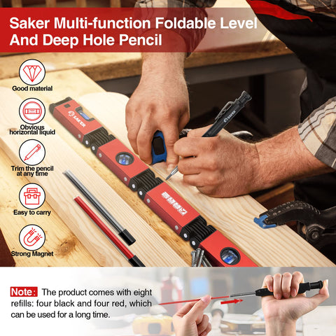 Saker ABS connectors and TPR endcaps for durability