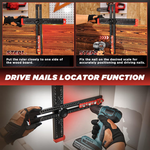 Saker ABS knobs for easy length and angle adjustment