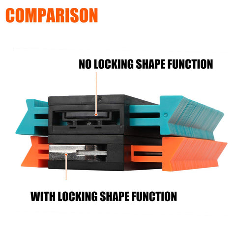 Saker Contour Gauge features durable ABS plastic for long-lasting use