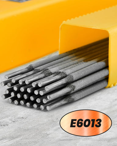 Saker E6013 all-position welding image demonstrates versatile welding positions