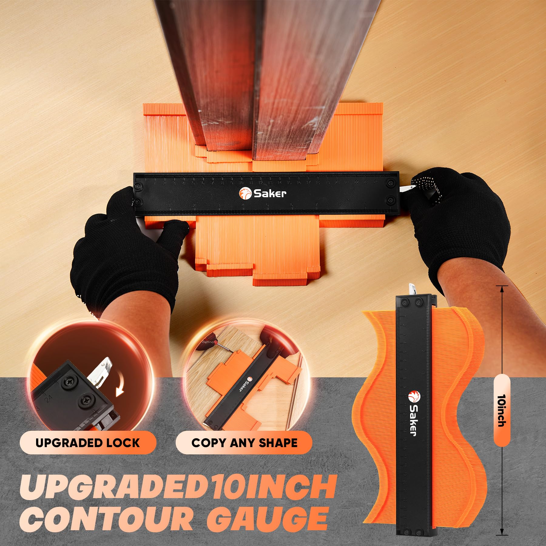 Saker laminate installation kit demonstrates versatility for various rooms