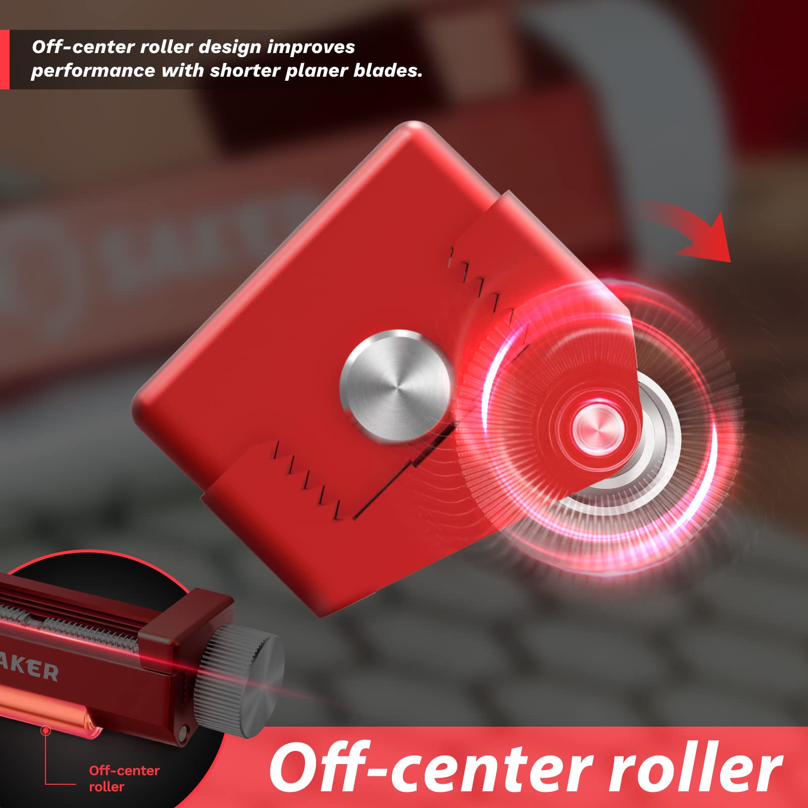 Saker honing guide red chisels 0.2–2.55 inches demonstrate blade compatibility.