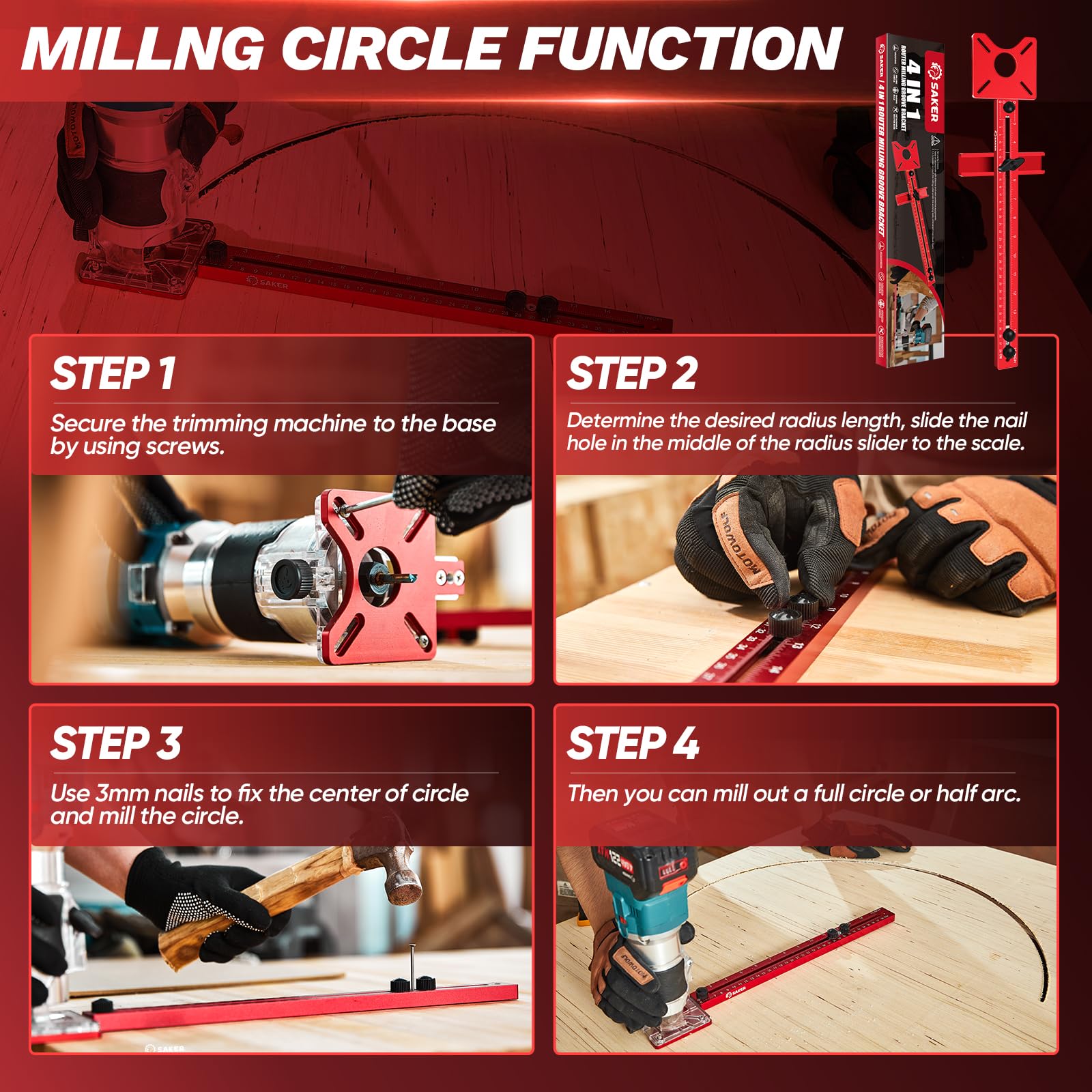Saker dual imperial and metric units simplify setup across boards.
