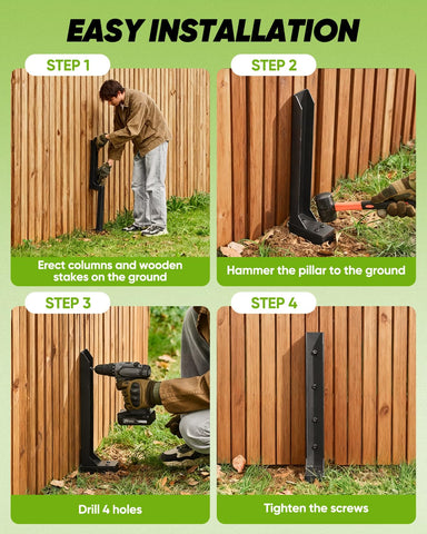 Saker 2-pack kit includes anchors and stakes for robust repairs.