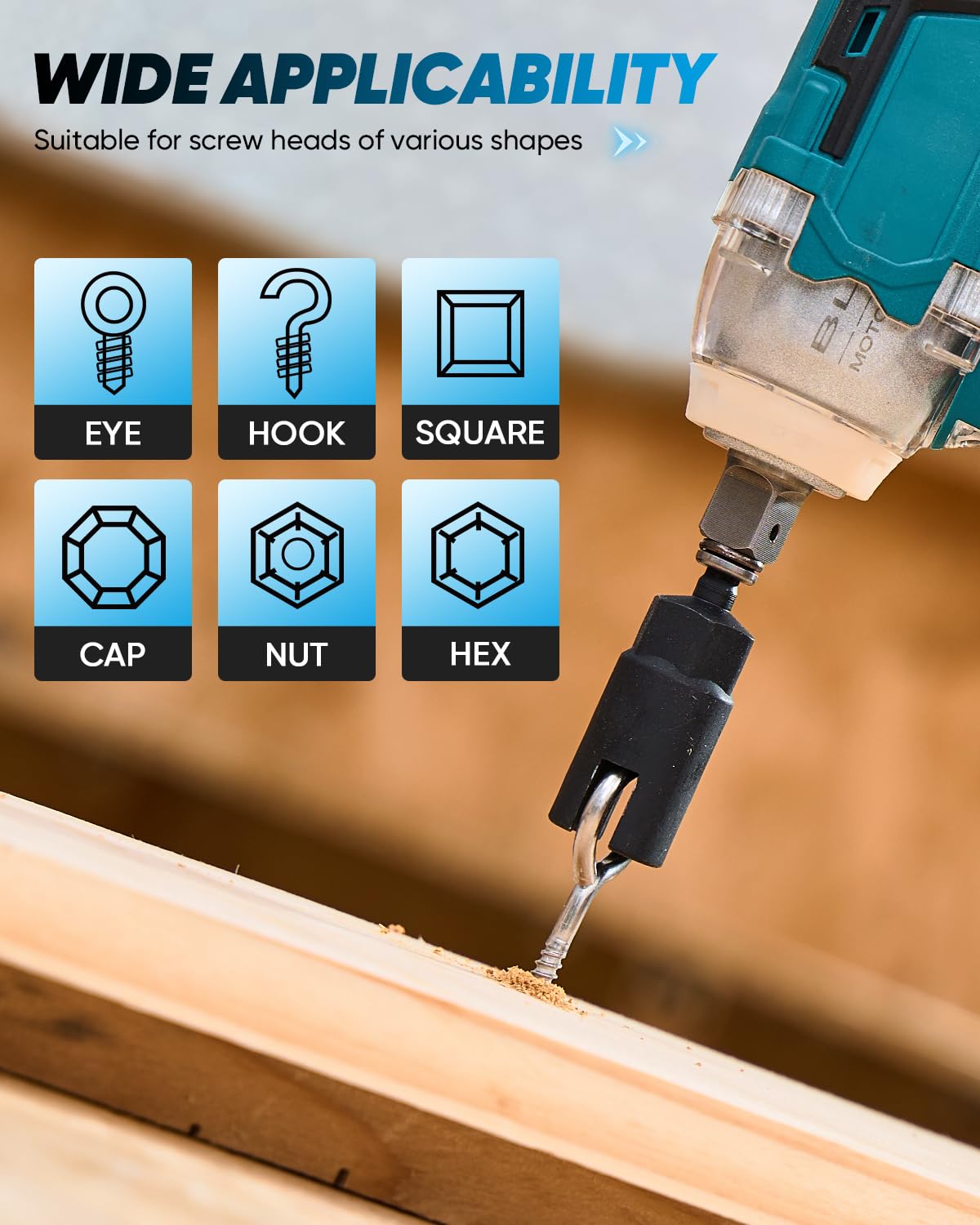 Saker magnetic nut driver set bit extension enables versatile leverage on fasteners.
