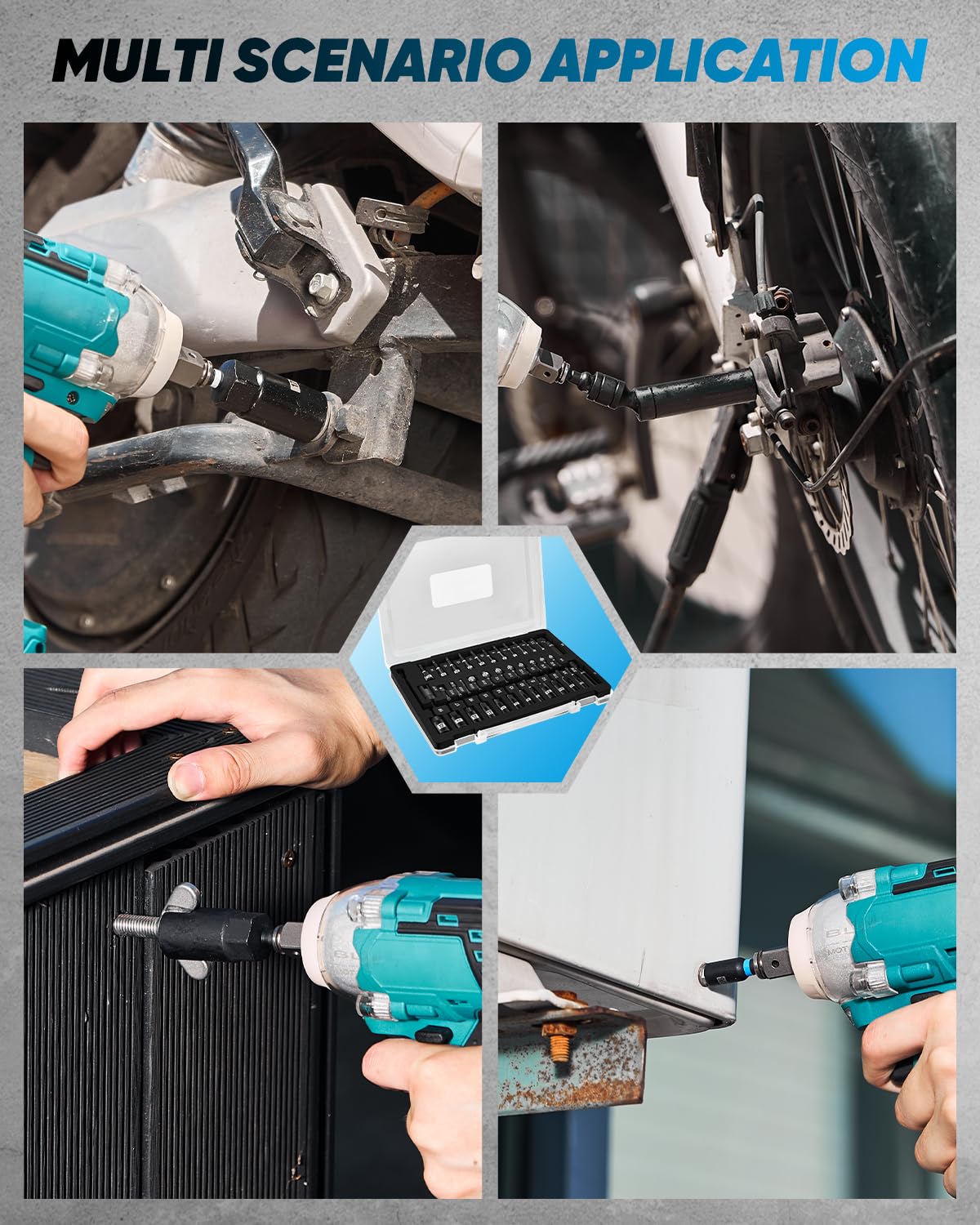 Saker magnetic nut driver set stainless steel kit highlighting durability during heavy use.