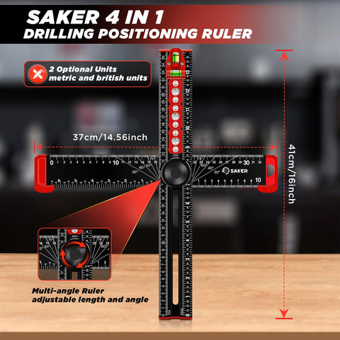 Saker marking gauge function enabling accurate marks