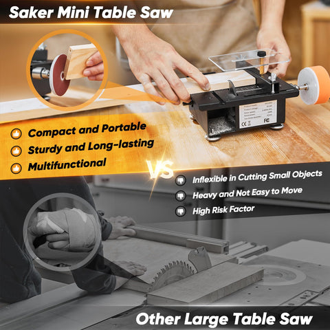 Saker compact desktop saw fits small workspaces