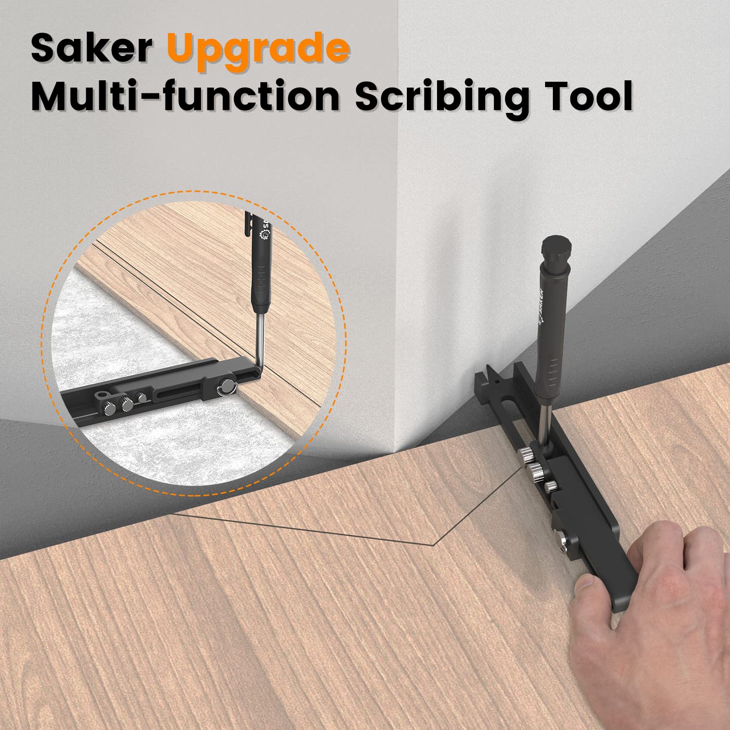 Black finish and sleek form enhance handling during detailed tasks.