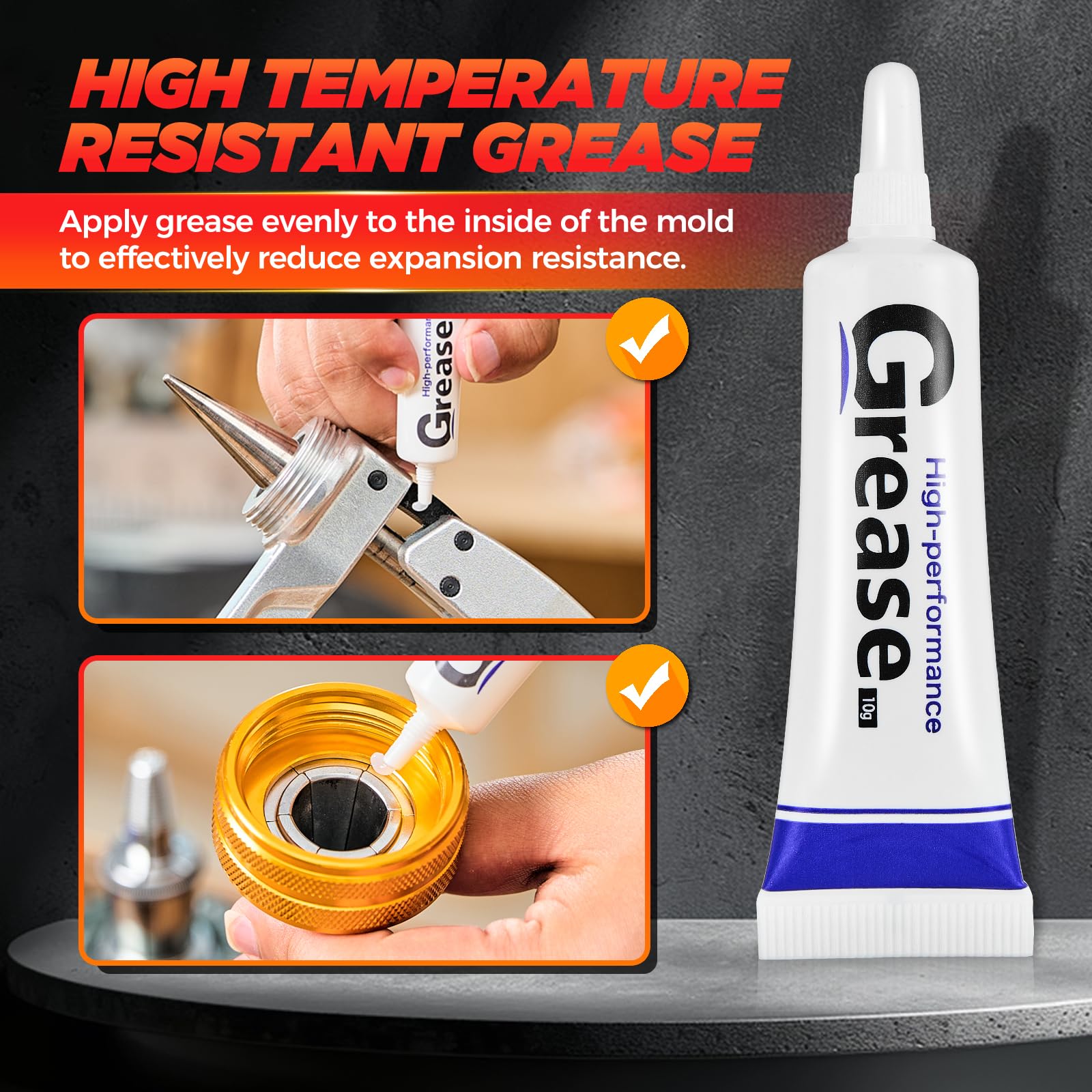 Saker expansion tool aluminum construction for durability and lightness
