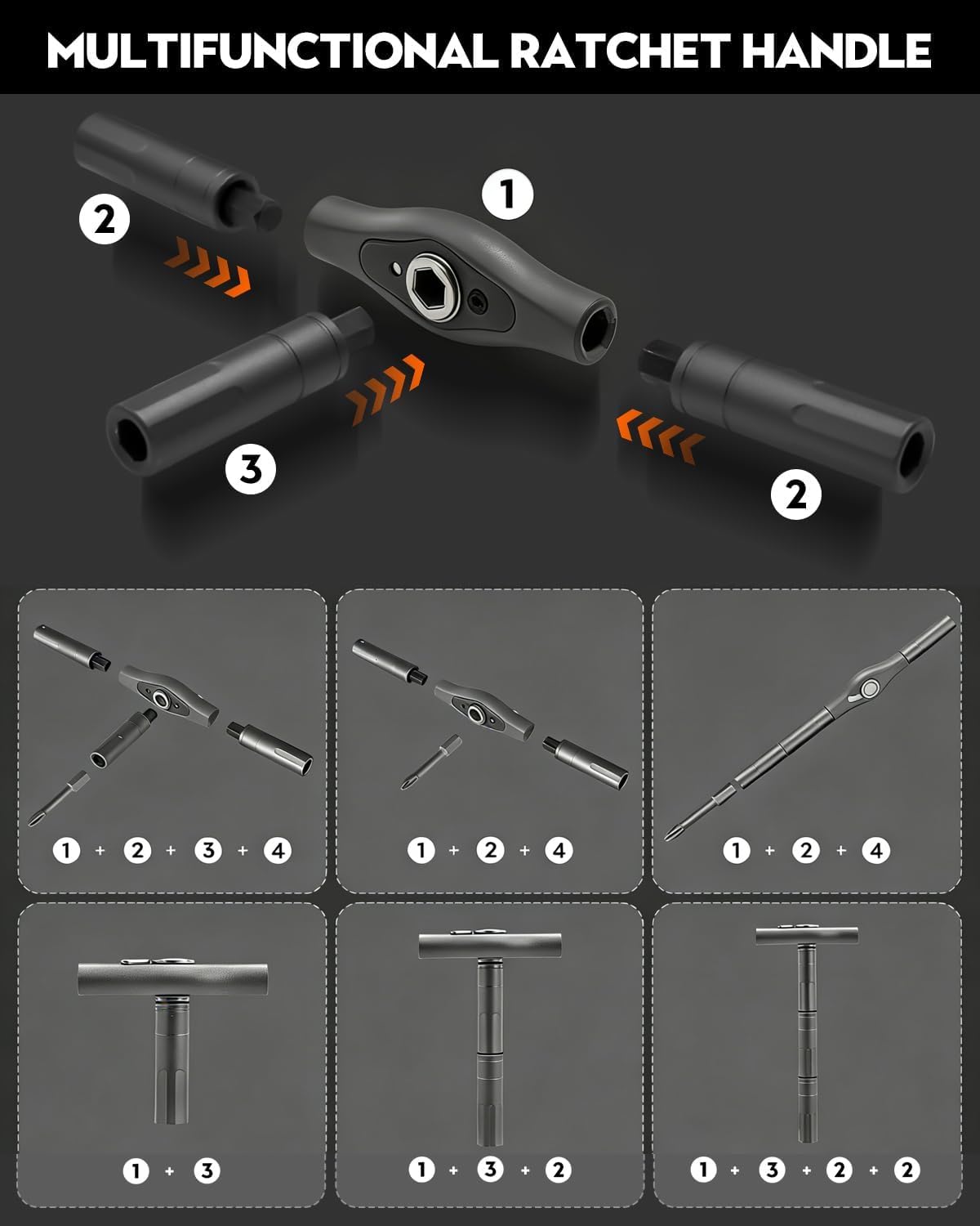 Saker portable tool set for home, garage, travel close-up supports on-the-go repairs.