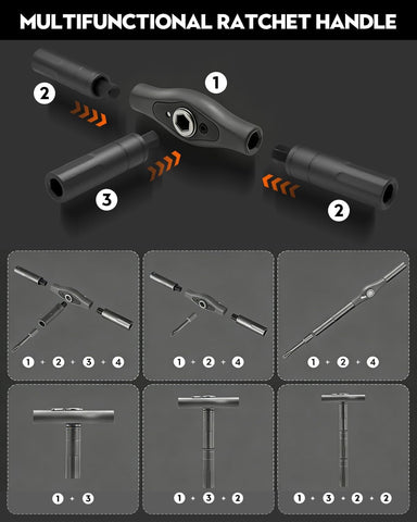 Saker portable tool set for home, garage, travel close-up supports on-the-go repairs.
