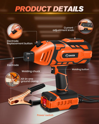 Built-in 360-degree cooling system protecting the welder during extended use