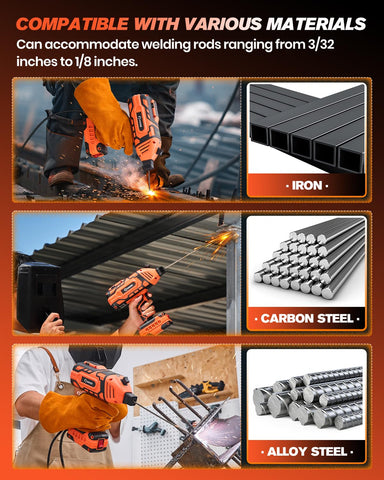 Hot arc start feature on the Saker welder for smoother ignition