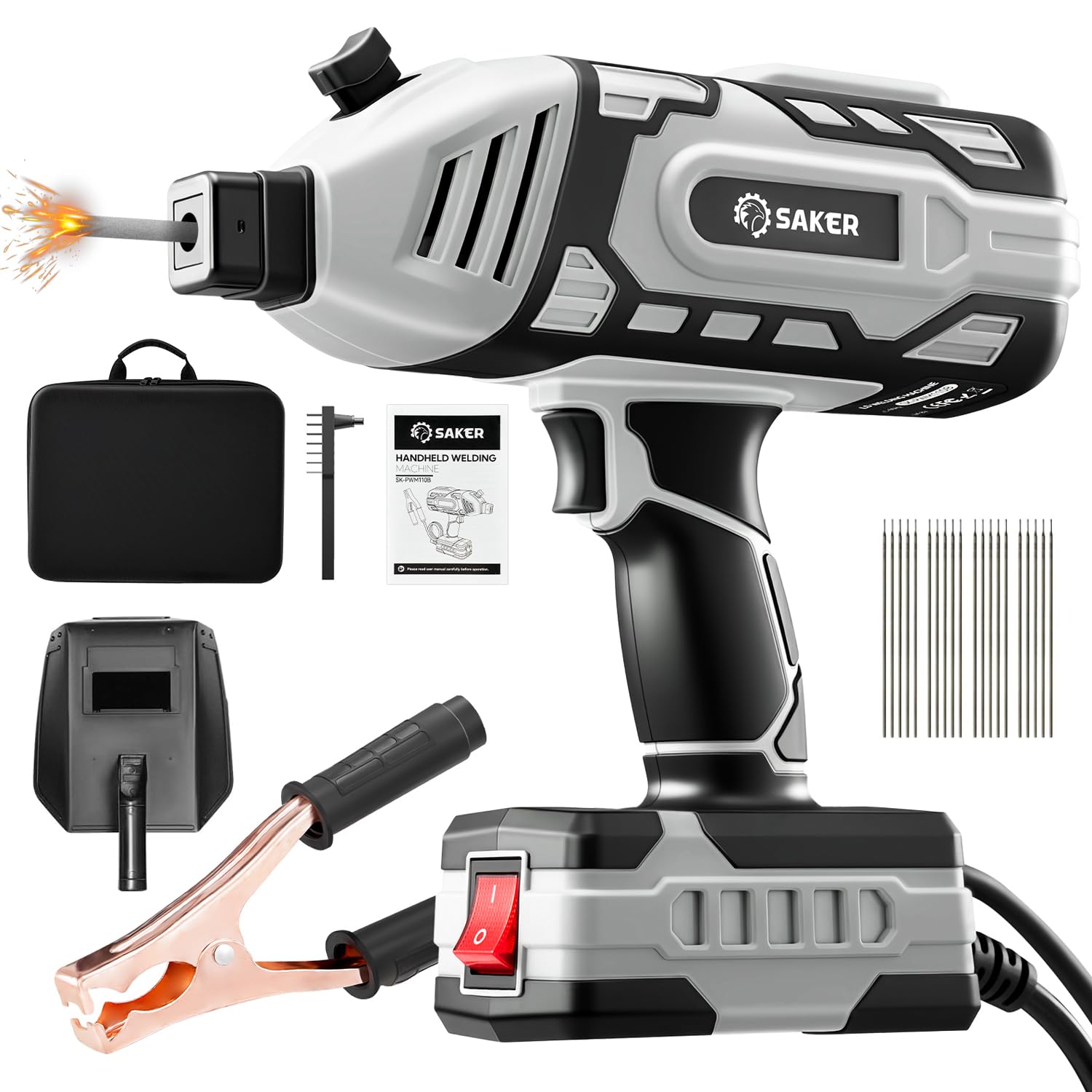 Saker portable welder with IGBT inverter ensuring stable arc for clean welds