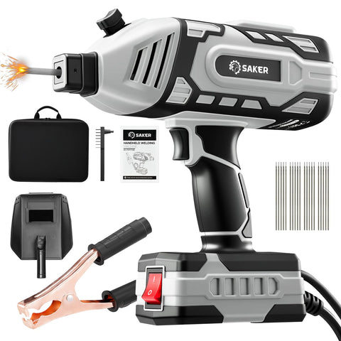 Saker portable welder with IGBT inverter ensuring stable arc for clean welds