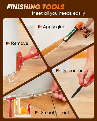 Saker pro kit includes essential tools for clean seals.