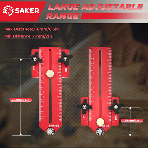 Saker Thin Rip Jig fits standard 3/8 x 3/4 and 1/4 x 3/8 slots