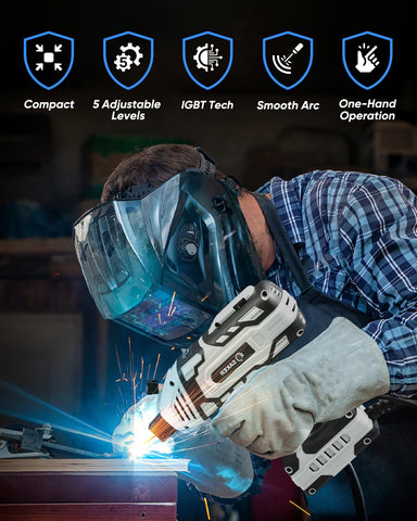 Saker welding machine with 20-120A output for versatile DIY repairs