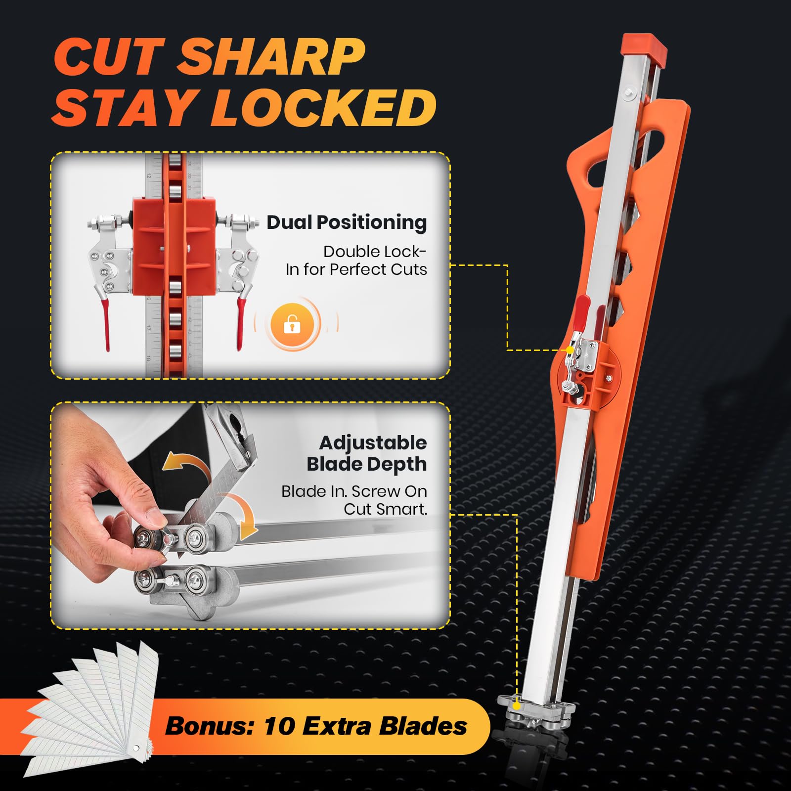SakerPlus ergonomic handle reduces fatigue during long cuts.