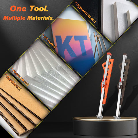 SakerPlus in use cutting a drywall panel with precision.