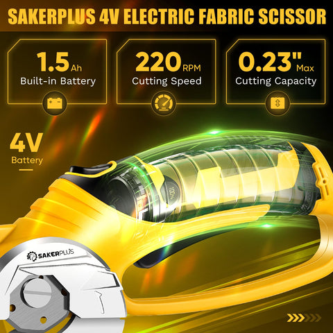 SakerPlus lightweight ergonomic handle reduces hand fatigue.