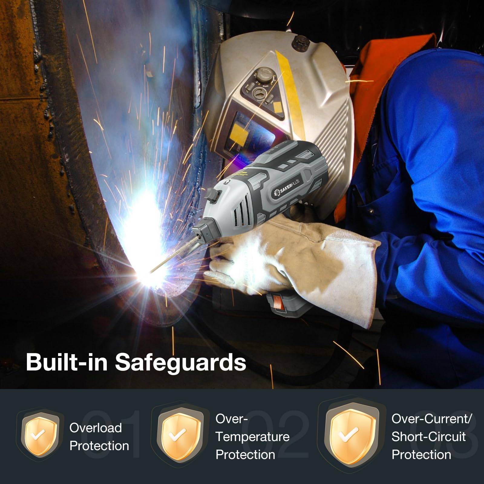 SakerPlus multi material welding capability for different metals