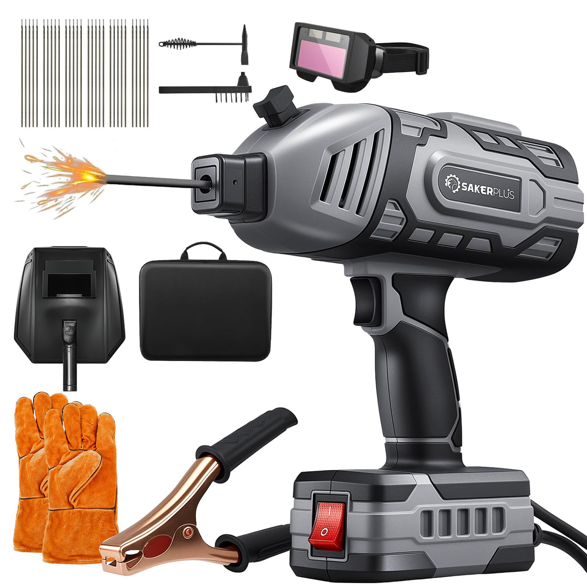 SakerPlus portable welder in compact design, ideal for on-the-go repairs