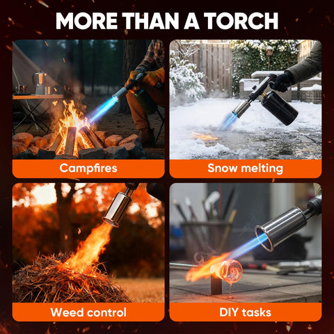 SakerPlus durable torch with guidelines for lasting performance