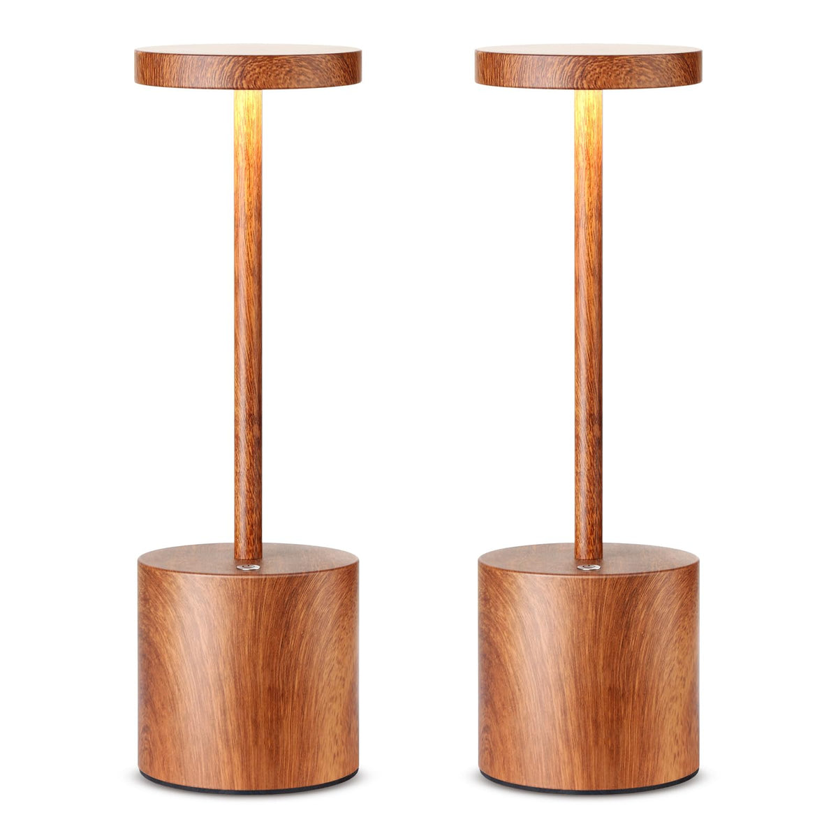 SAKRINGT 2-pack cordless table lamp offering portable ambient lighting for any room.